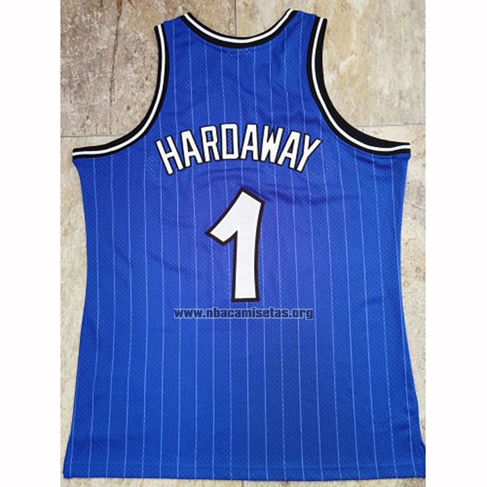 Camiseta Orlando Magic Anfernee Hardaway NO 1 Mitchell & Ness 1994-95 Azul